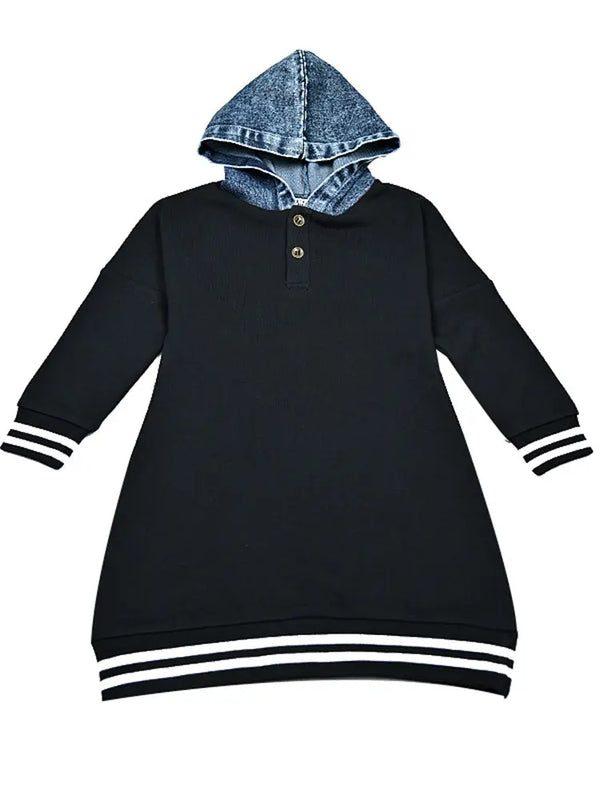 Girl - The Midnight Denim & Stripe Set Ali Mali