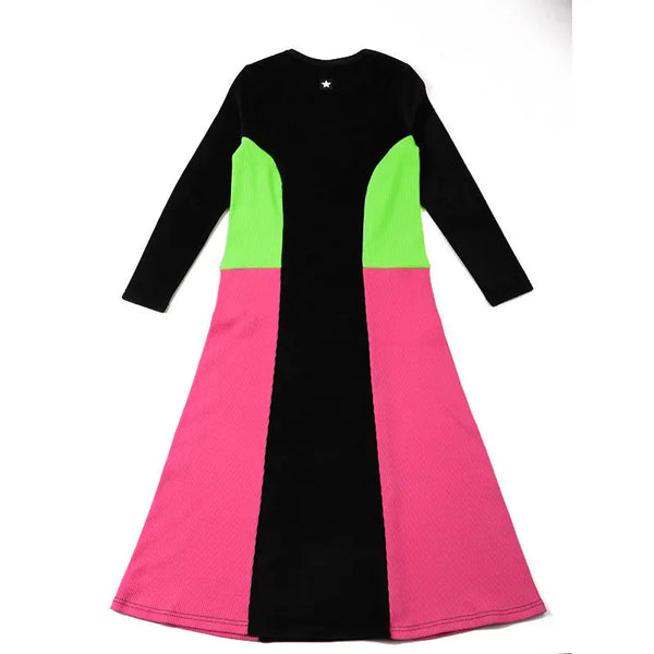 Girl - Velour and Neon Set(Nightgown & Pajama) Ali Affordable