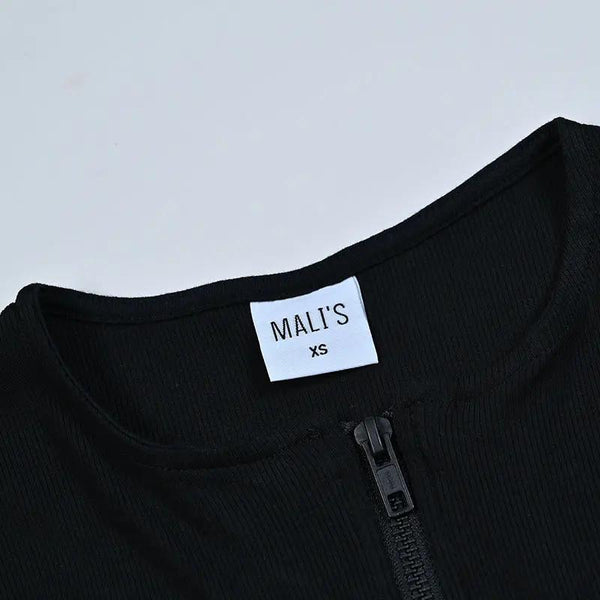 Lady - Black Floral Embroidery Set Ali Mali