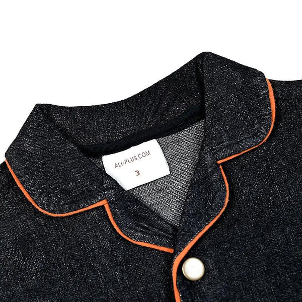 Boy - Black Denim Set Ali Plus