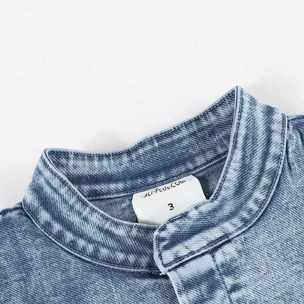 Boy - Indigo Embroidered Denim set