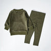 תינוק - סט קורדרוי קלאסי עם שרוולים ארוכים