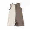 Baby-Khaki and earthy Colorblocked Set(Romper/Bubble Romper) Fanta Garment Corporation