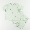 Baby-Mint Green Leaves Set Fanta Garment Corporation