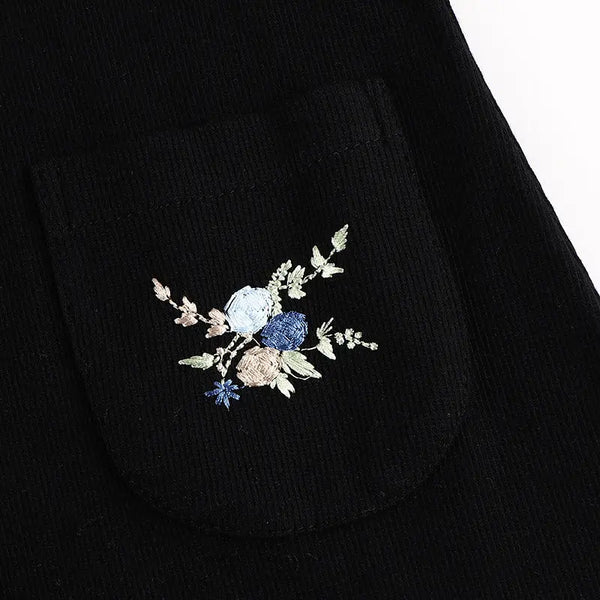 Girl-Floral Emborided Packet Set Ali Mali