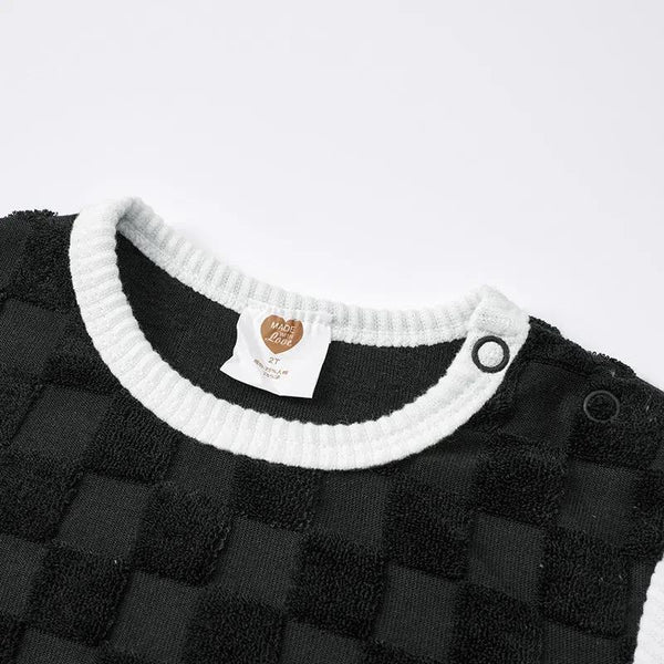 Baby - Terry Checked Pajamas Ali Affordable