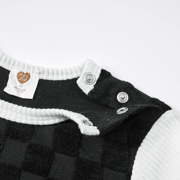 Baby - Terry Checked Pajamas Ali Affordable