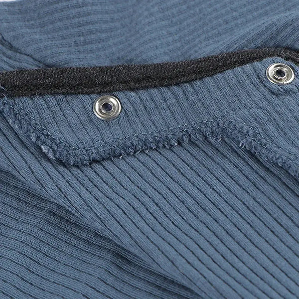 Baby-Denim&Ribbed Wrap Set Bloom Baby Official Store