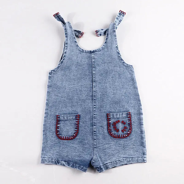 Baby - Indigo Embroidered Denim Set
