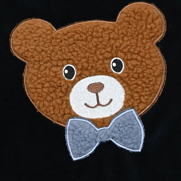 Boy - Snuggle Bear Velour Set Ali Affordable