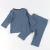 Baby-Denim&Ribbed Wrap Set Bloom Baby Official Store