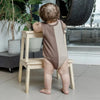 Baby-Khaki and earthy Colorblocked Set(Romper/Bubble Romper) Fanta Garment Corporation