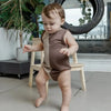 Baby-Khaki and earthy Colorblocked Set(Romper/Bubble Romper) Fanta Garment Corporation