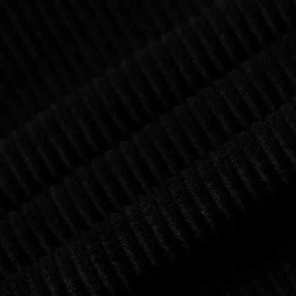 Lady - Black Plaid Corduroy Set Ali Mali