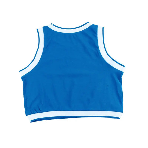 Baby-White Ribbed Sky Blue Set Ali Mali