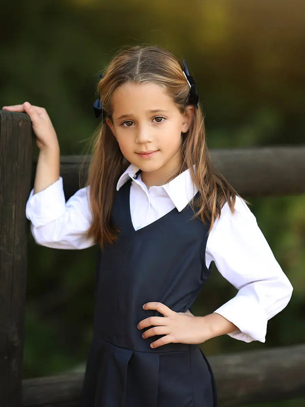 Girl - School Uniform Set (Sleeveless dress/Cross-back strap dress/Skirt) I Love Ali