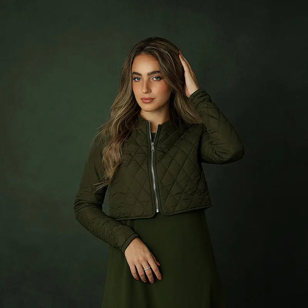 Lady-Diamond-shaped Checkered Cotton Set(Black/Burgundy/Olive-green) I Love Ali