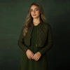 Lady-Diamond-shaped Checkered Cotton Set(Black/Burgundy/Olive-green) I Love Ali