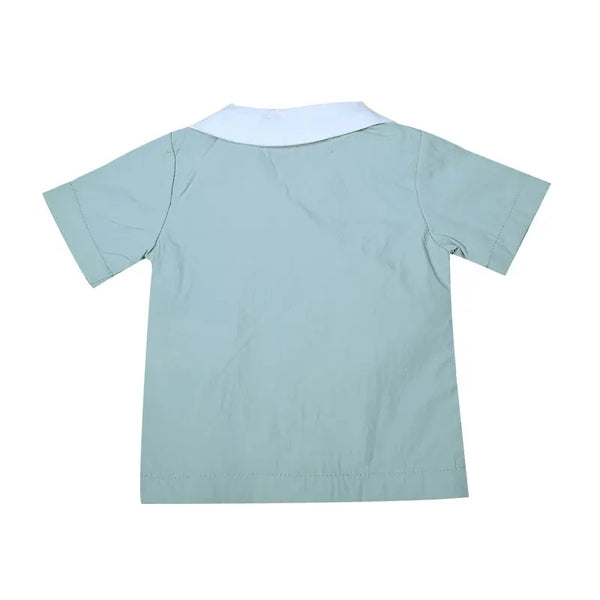 Boy - Tufted Floral Embroidery Set I Love Ali