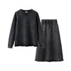 Lady - Frayed Elegance Denim Dress Outfit Ali Mali