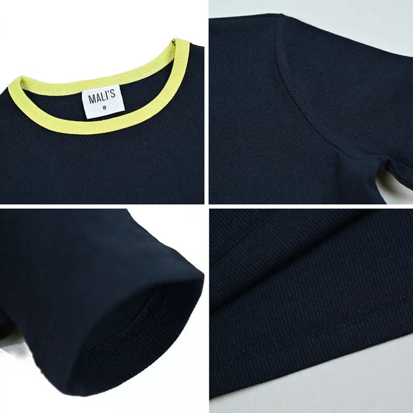 Girl - Colorful Embroidery Denim Set Ali Mali