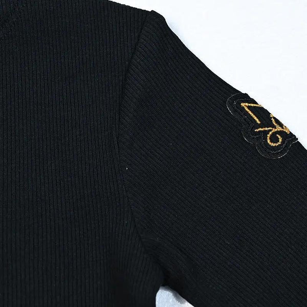 Baby - Black Shabbat Robe Set(Sleeveless & Long-sleeve & Inner) Ali Mali