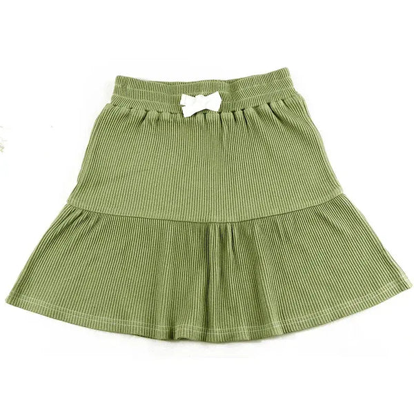 Girl-Sage Ribbed Set Ali Affordable