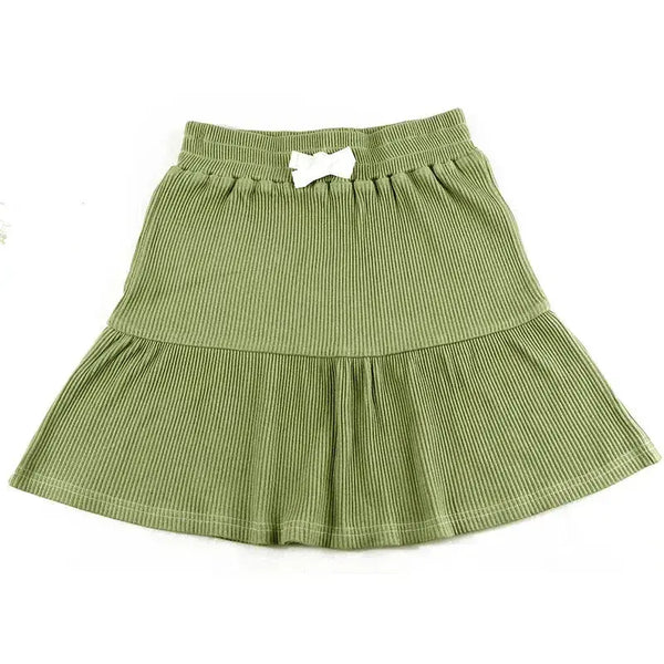 Girl-Sage Ribbed Set Ali Affordable