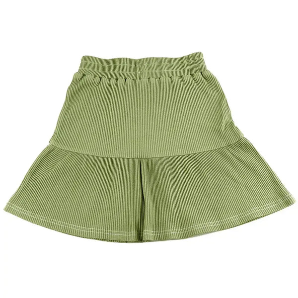 Girl-Sage Ribbed Set Ali Affordable