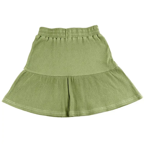 Girl-Sage Ribbed Set Ali Affordable