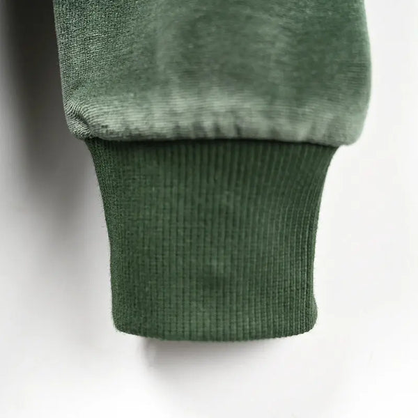 Boy - Dark Green Velvet Set I Love Ali