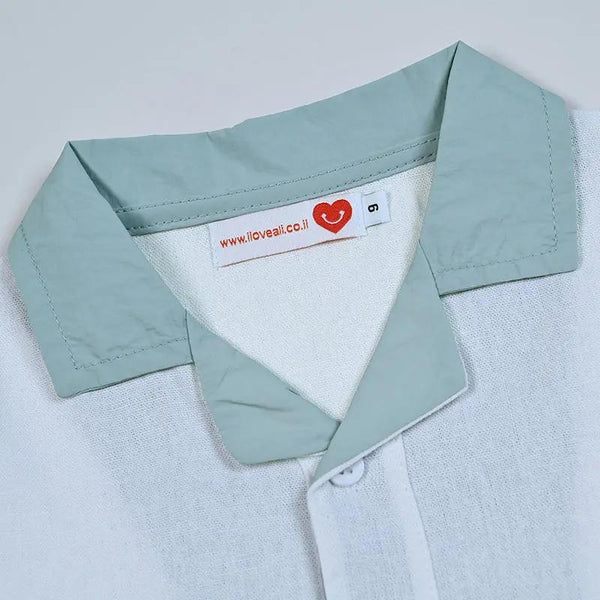 Boy - Tufted Floral Embroidery Set I Love Ali