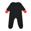 Baby - Black Base with Red Cuffs Cartoon Print Sleepwear Set Ali Mali