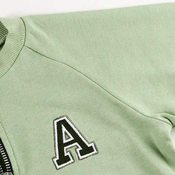 Unisex - Letter-A Stripe Sleeve Set Ali Mali