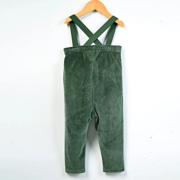 Baby - Dark Green Velvet Set I Love Ali