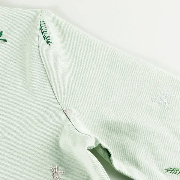 Girl - Mint Green Leaves set(Skirt set & Dress) I Love Ali