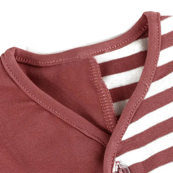 Baby - Half Striped Pajama(Red/Green) Ali Affordable