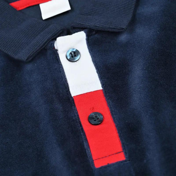 Boy - Luxury Navy Velour Set