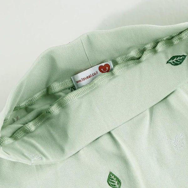 Girl - Mint Green Leaves set(Skirt set & Dress) I Love Ali