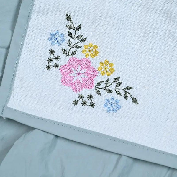 Girl - Tufted Floral Embroidery Set I Love Ali