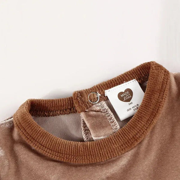 Baby-Velour and Corduroy Set Ali Affordable