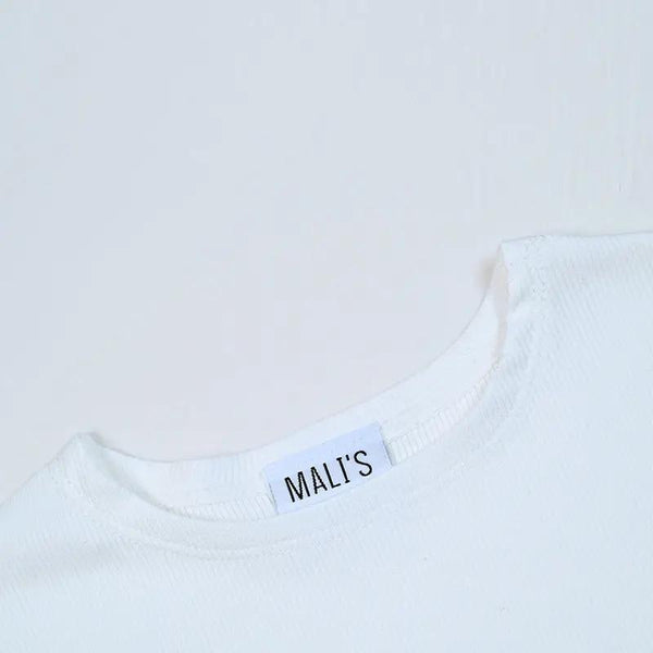 Girl - Black Ribbed Dress Set Ali Mali