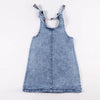 Girl - Indigo Embroidered Denim Set Ali Plus