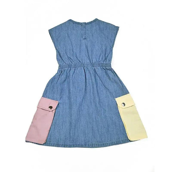 Contrasted Pockets Set Bloom Kids Family-fashion