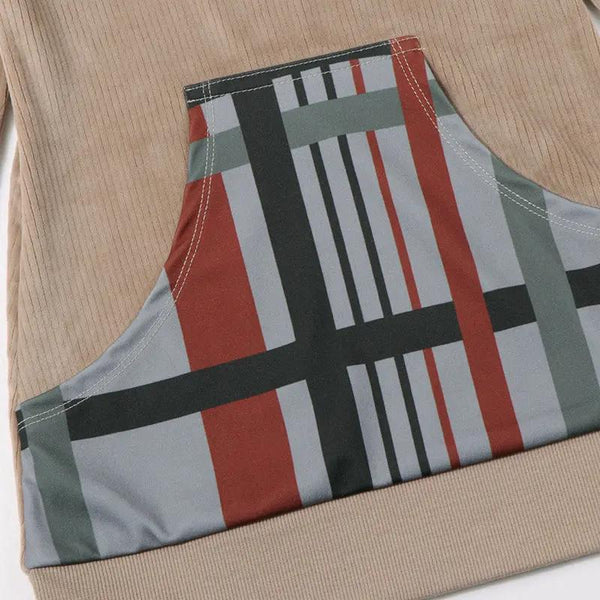 Girl - Plaid Pocket Set Ali Affordable