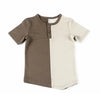 Boy-Khaki and Earthy Colorblocked Set(Short-sleeve/Long-sleeve) Ali Affordable