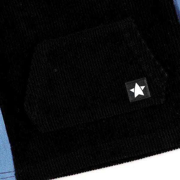 Boy-Corduroy Denim Panel set Ali Affordable