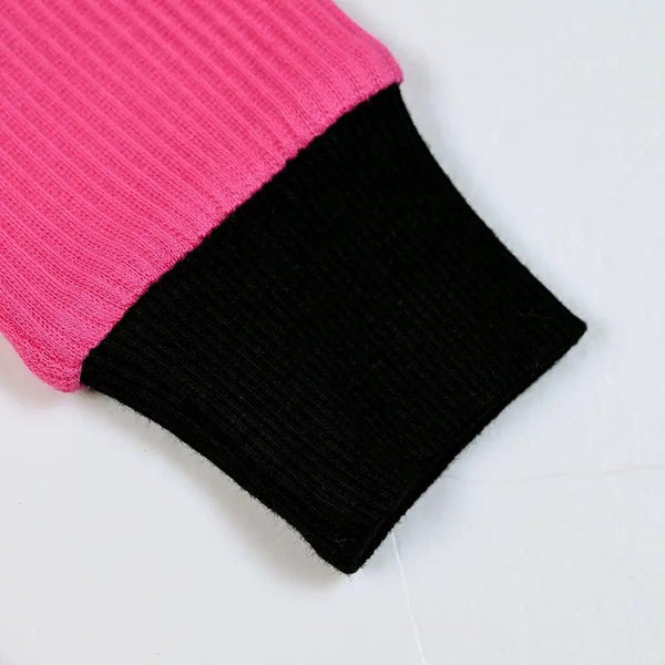 Girl - Blush and Sand Ribbed Set (Pink / Sand) Ali Affordable