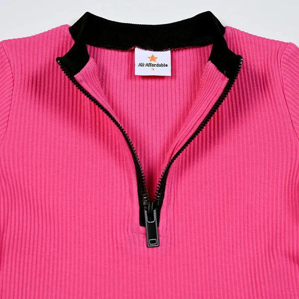 Girl - Blush and Sand Ribbed Set (Pink / Sand) Ali Affordable