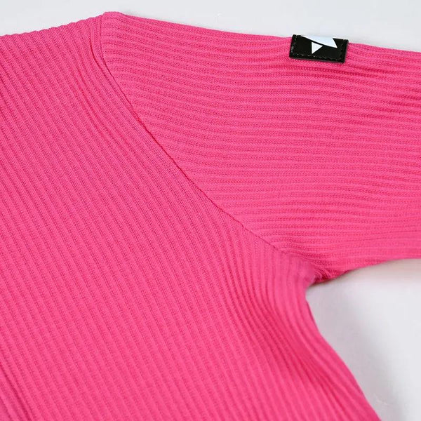 Girl - Blush and Sand Ribbed Set (Pink / Sand) Ali Affordable